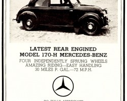 1937 mercedes ad