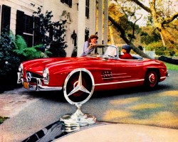 1959 mercedes 300sl ad