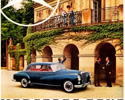 1960 mercedes ad