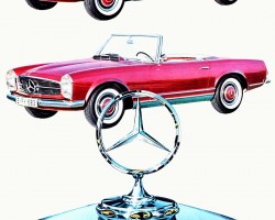 1964 mercedes 230sl ad