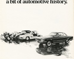 1972 mercedes 450SL ad