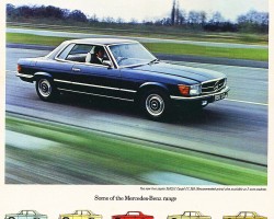 1972 mercedes 350slc ad