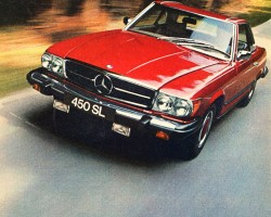 1974 mercedes 450sl ad