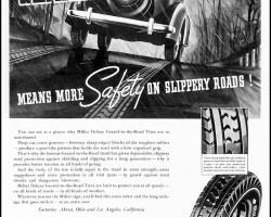 Miller Tires 1950s ad