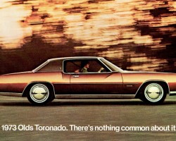 1973 oldsmobile toronado ad