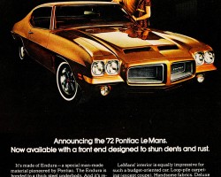 1972 pontiac lemans ad