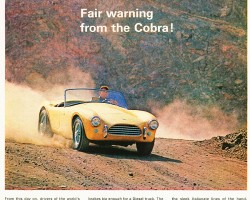 shelby cobra ad