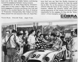 shelby cobra ad