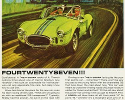 shelby cobra ad