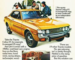 1974 toyota celica ad