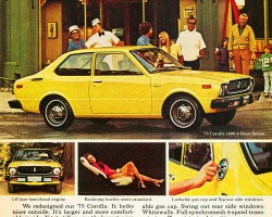 1975 toyota corolla ad