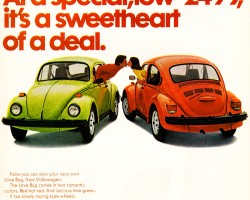 1974 volkswagen beetle ad