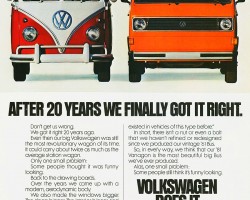 1981 volkswagen vanagon ad
