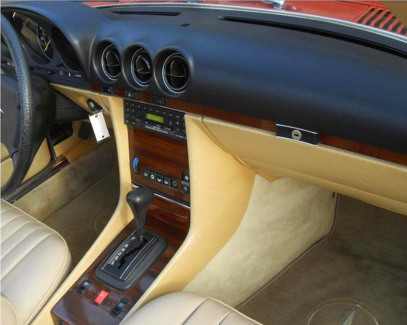 1982 380sl doors lock interior