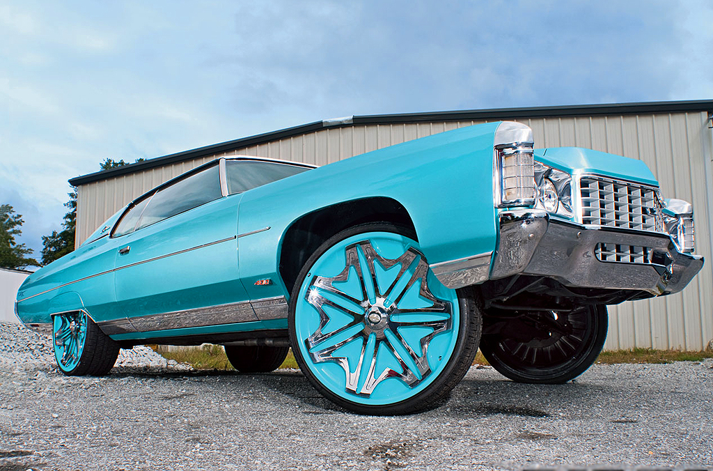 1971 Chevrolet Caprice coupe donk.