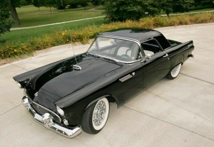 1955 Ford t - bird hud caps #6