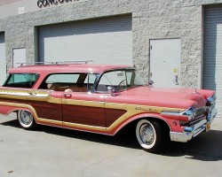 1957 Mercury Colony Park wagon wood grain