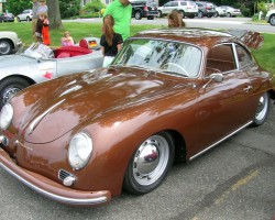 1962 Porsche 356 cars and croissants