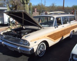 1963 Ford Fairlane woodie wire wheel covers