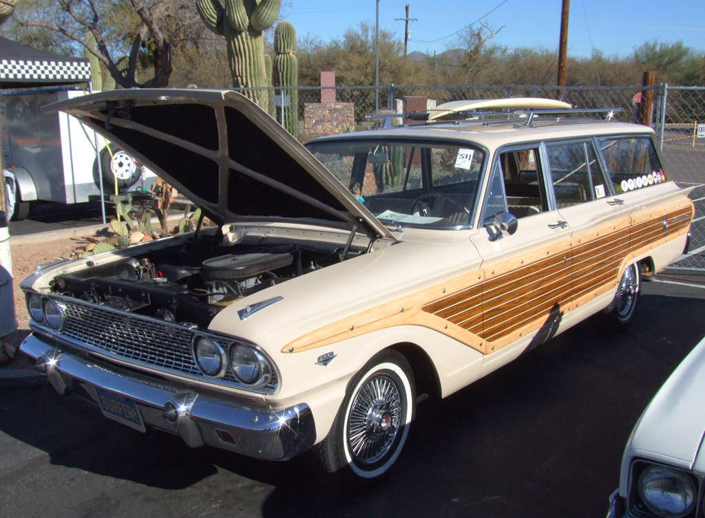1963 Ford Fairlaine wagon with wire wheel covers