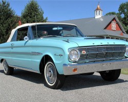 1963 Ford Falcon wire wheel covers