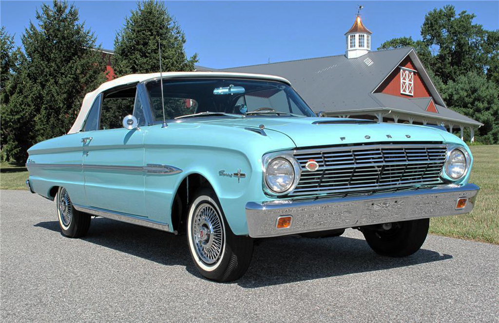 1963 Ford Falcon with wire wheel covers