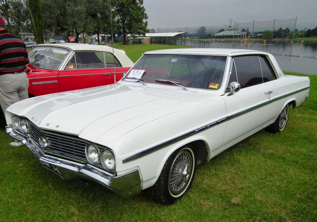 1964 Buick Skylark with 14-inch wire wheel covers