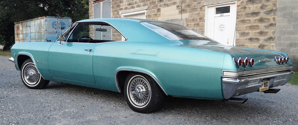 1965 Chevrolet Impala with wire wheel covers