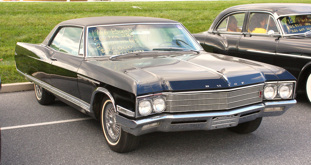 1966 Buick Electra with wire wheel covers