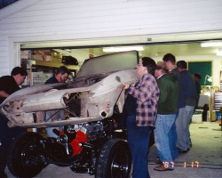 1966 chevrolet corvette body on frame