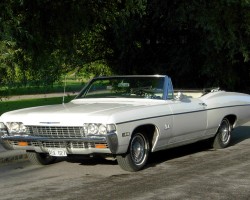 1968 Chevrolet Impala convertible wire wheel covers