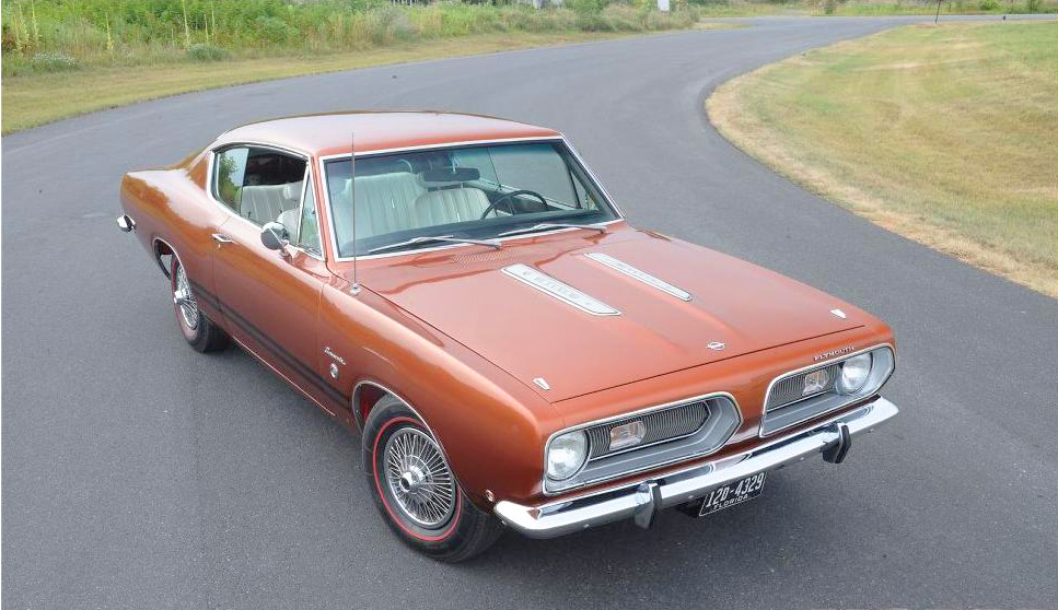 1968 Plymouth Barracuda Formula S with wire wheel covers