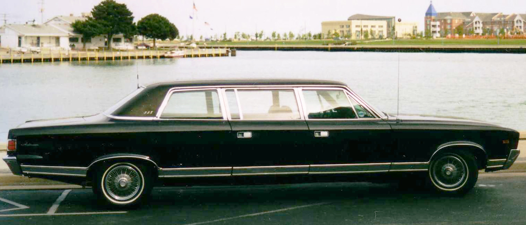 1969 AMC Ambassador limousine with wire wheel covers