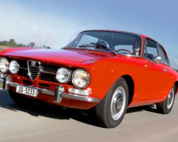 red 1970 Alfa Romeo 1750 GTV