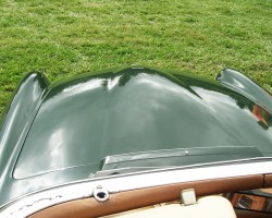 1971 mercedes 280sl hood view