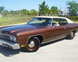 1973 Chevrolet Impala moon hubcaps