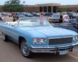 blue 1975 Chevrolet Caprice convertible