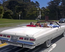 white 1975 Chevrolet Caprice convertible