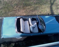 arctic blue 1975 Pontiac Grand Ville convertible