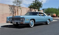 blue 1976 cadillac eldorado convertible