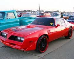 red 1978 Pontiac Trans Am 6.6