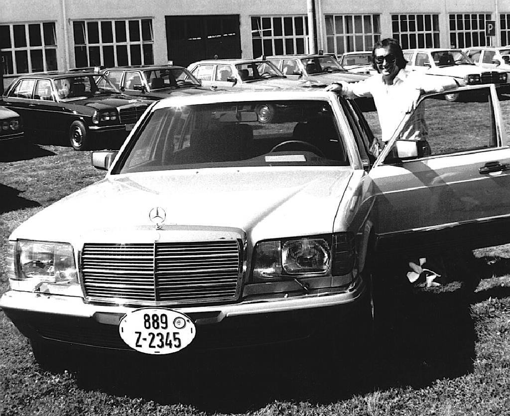 Emerson Fittipaldi 1981 mercedes 500sel