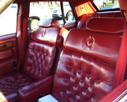 Cadillac Seville leather seats