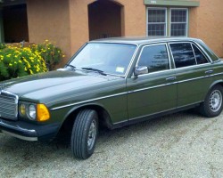 green 1982 Mercedes 300D