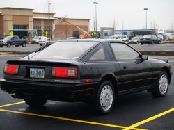 black 1989 toyota supra