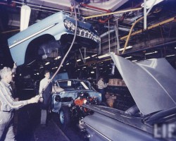 1959 Chevrolet Impala assembly line