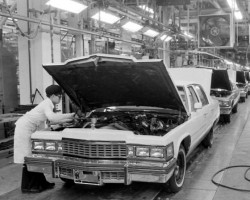 1977 Cadillac deVille assembly line
