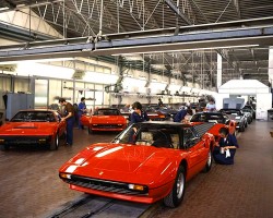 1978 Ferrari 308 512 assembly line