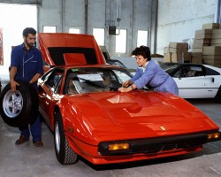 1978 Ferrari 308 GTS assembly line