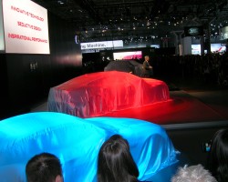 Jaguar press introduction NY auto show